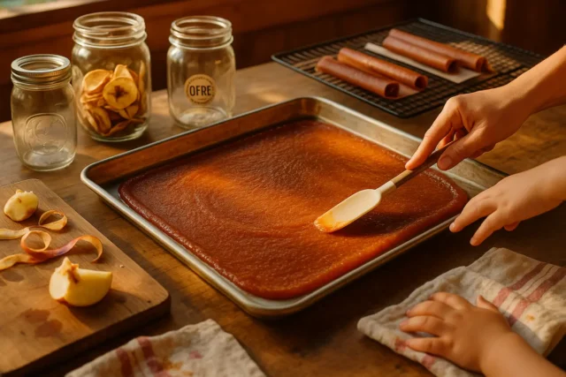 Homemade Fruit Leather Making