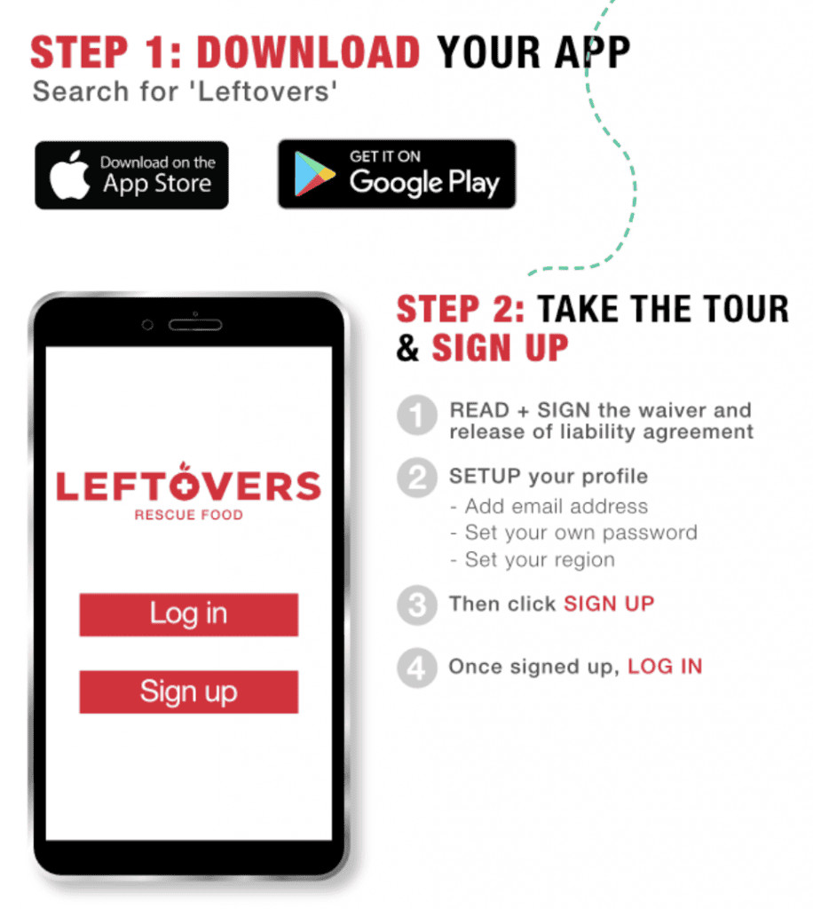 Leftovers Food Rescue Edmonton App