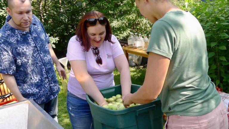 Riverdale Cider Pressing Event August 2024 Edmonton Alberta