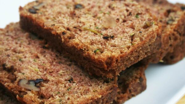 Zucchini Loaf with Haskap Berries Recipe